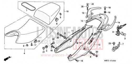SIEGE/MOULURE DE SIEGE CBF5004 de 2004